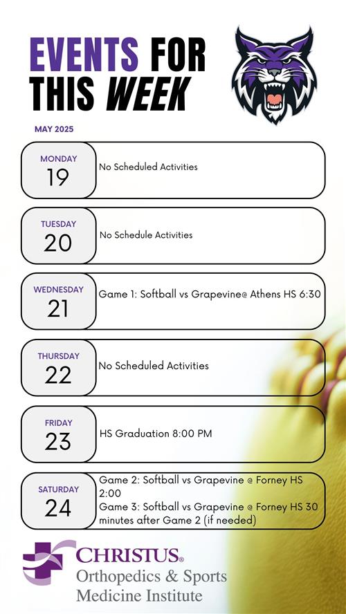Athletics This Week